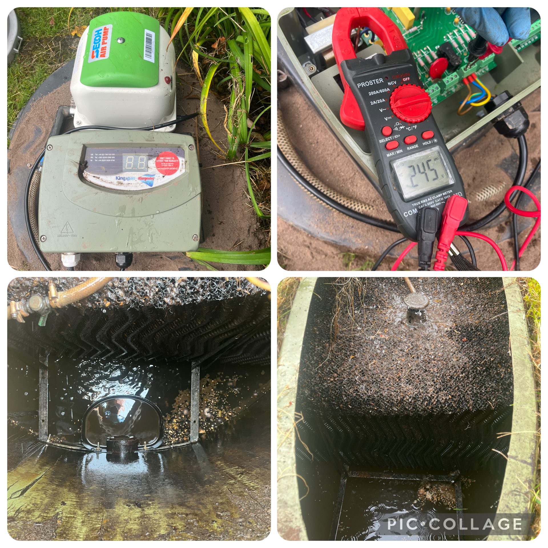 HEQ sewage treatment plant during routine service in Dundee